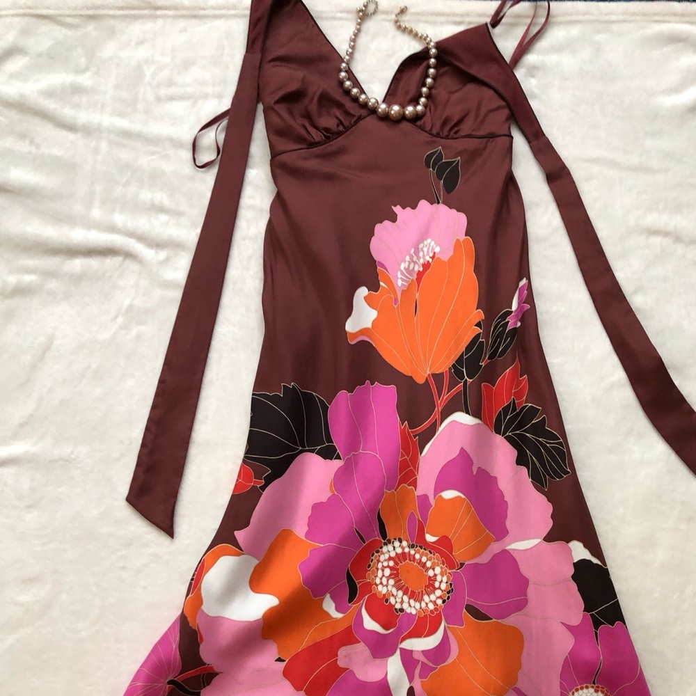 beautiful silk dress